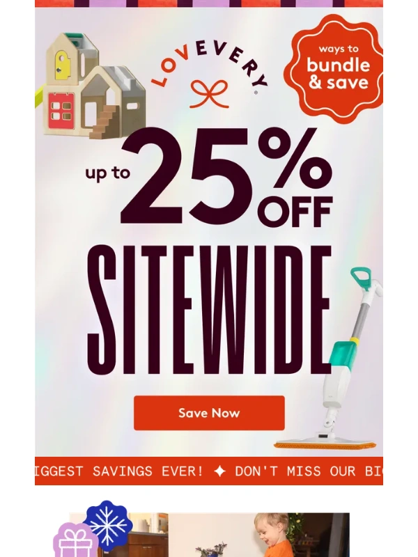 Lovevery - Up to 25% off at Lovevery for Black Friday