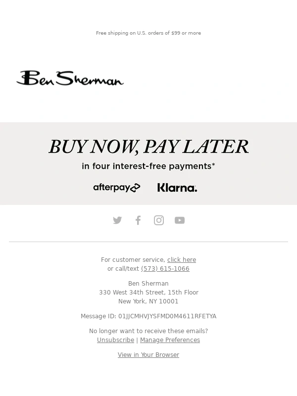 Ben Sherman - Shirt Of The Week