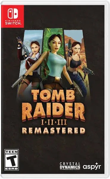 Tomb Raider - I-III Remastered, Starring Lara Croft, Nintendo Switch