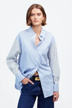 Madewell Poplin Oversized Button-Up Shirt