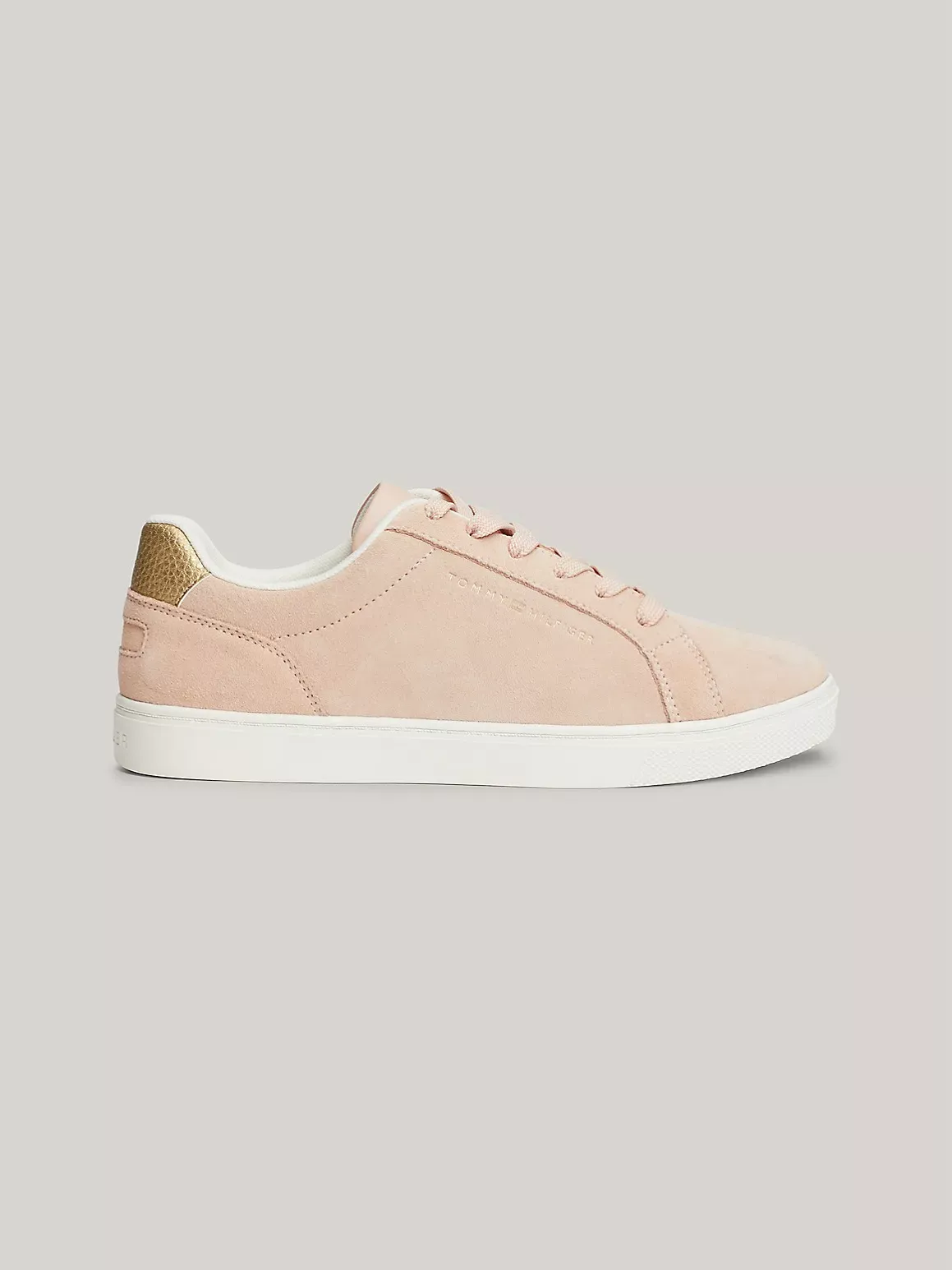 Tommy Hilfiger Women's Tommy Suede Court Sneaker - Pink - US 9 / EU 40