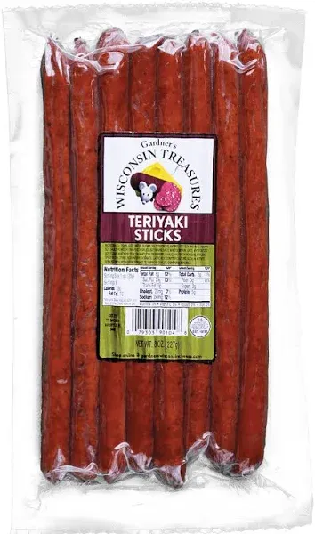 Teriyaki Snack Sticks from Gardner's Wisconsin Cheese & Sausage