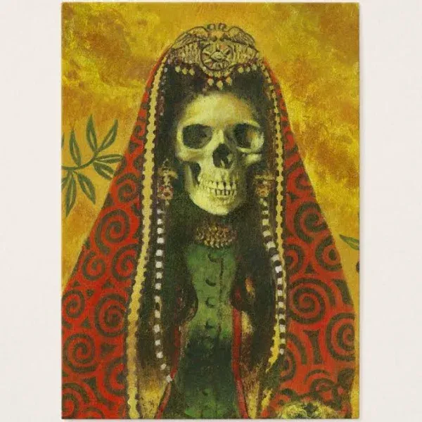 Gothic Skeleton Witch ACeO Artists Trading Cards
