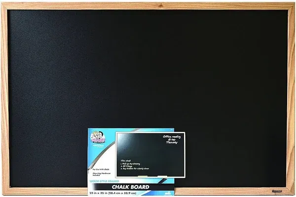 Board Dudes Chalk Board with Wood Frame