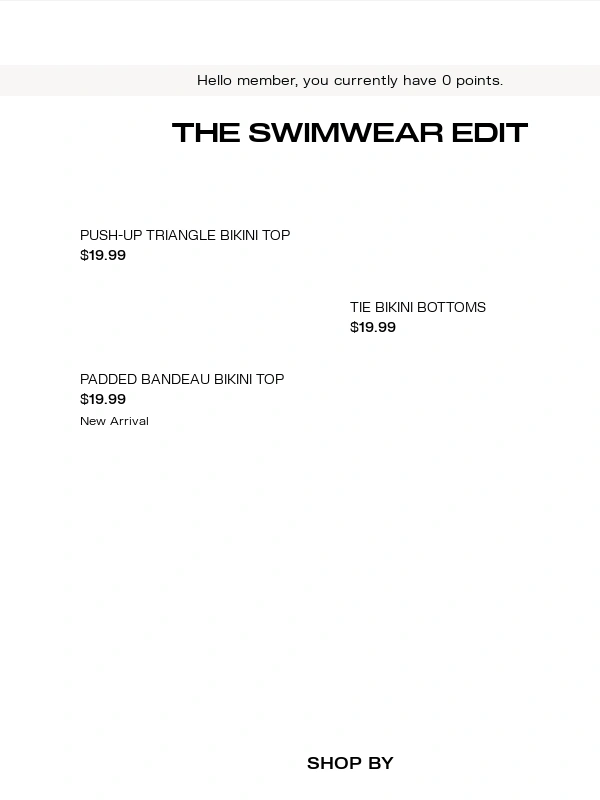 H&M - The swimwear edit