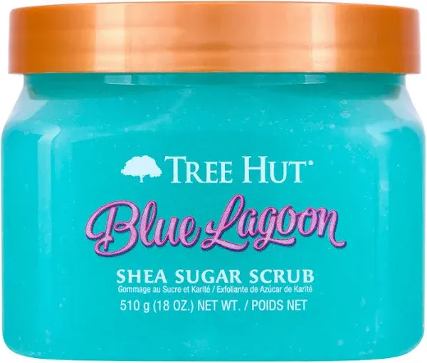 18-Oz Tree Hut Shea Sugar Exfoliating Body Scrub (Blue Lagoon) $4.94 w/ S&S + Free Shipping w/ Prime or on $35+