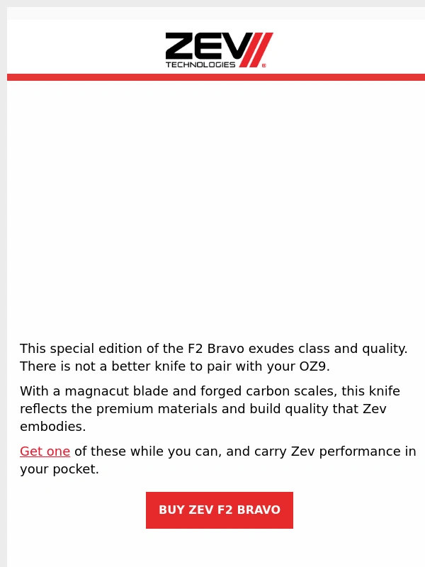 ZEV Technologies - Zev x Tekto knife collab is here!