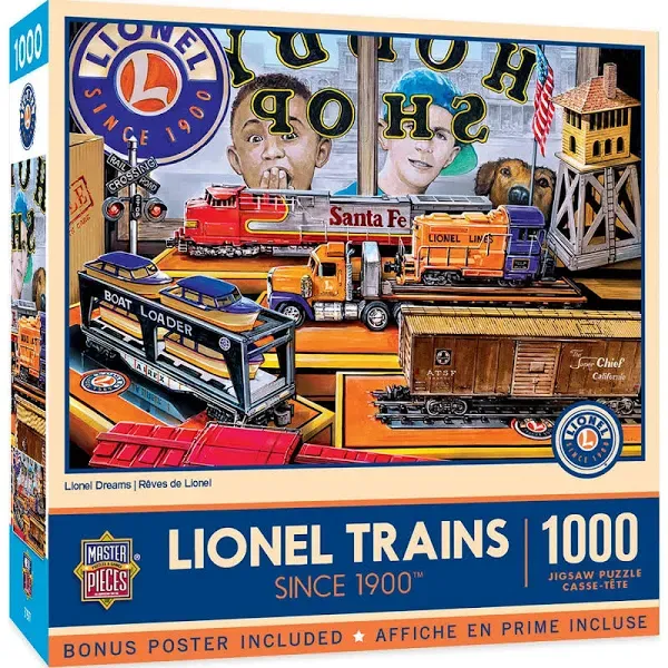 MasterPieces Lionel Dreams 1000 Piece Jigsaw Puzzle