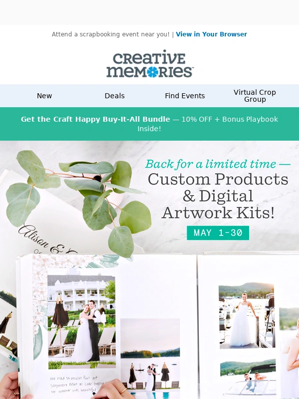Creative Memories - ⌛ Limited Time: Custom & Digital scrapbooking is BACK!