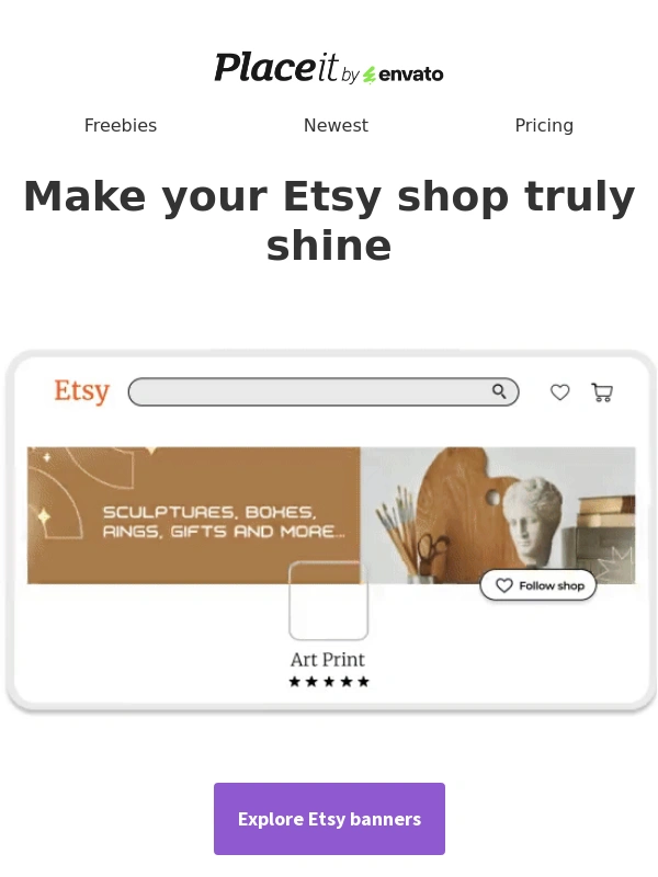 Placeit - Give your Etsy shop a stunning glow-up! ✨
