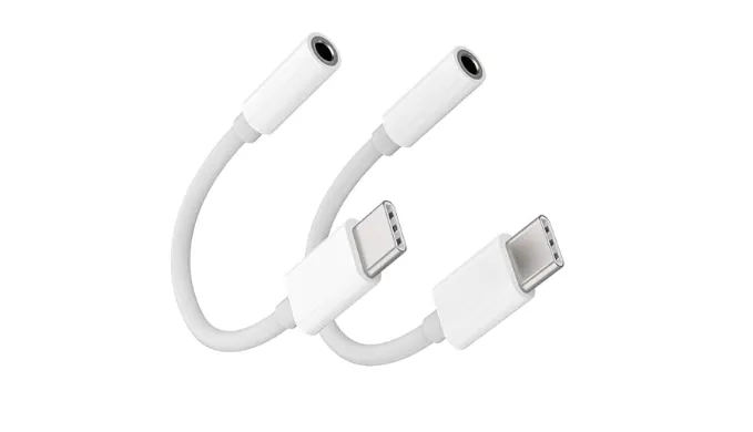 USB-C to 3.5 mm Headphone Jack Adapter for iPhone 16/16 Pro/15/15 Pro/Pro Max/Plus, Type C Aux Dongle Adapter,Compatible with iPad, Galaxy S23/S23/S22/S21Ultra, MacBook,Note