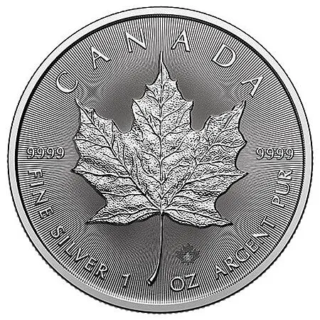 SPOT PRICE 1oz Silver Maple leaf $36.49
