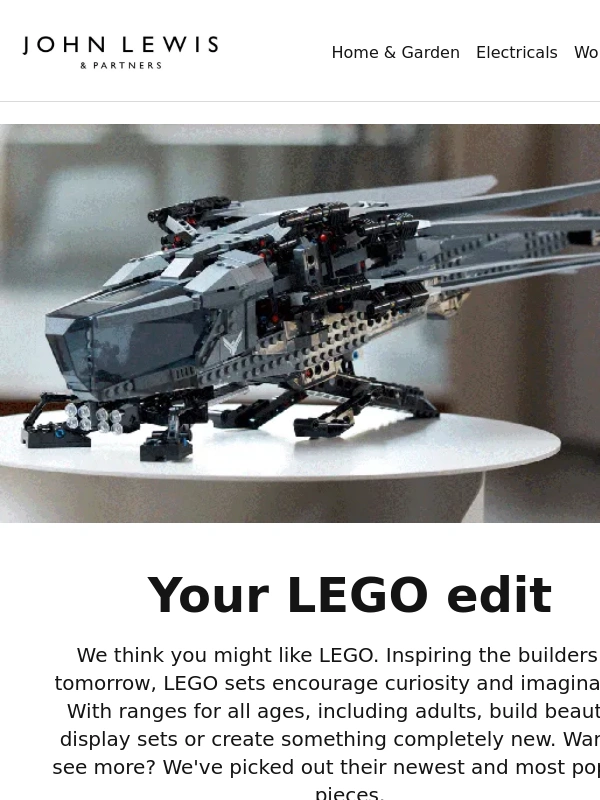 John Lewis - Want to see more from LEGO?