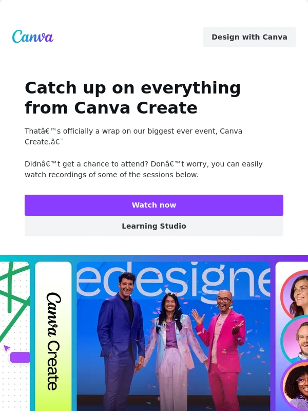 Canva - Missed Canva Create? Watch these highlights