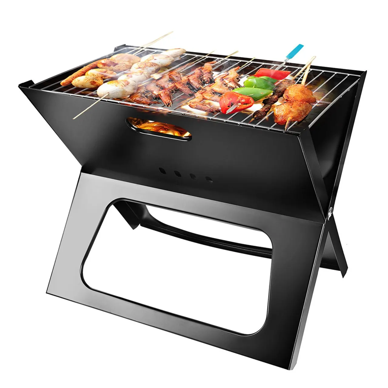Foldable Portable Charcoal BBQ Grill