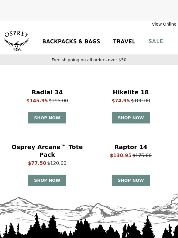 Osprey Packs - Get gear built for life,for less