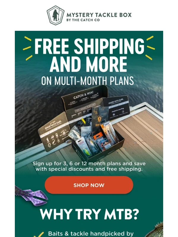 Mystery Tackle Box - Save up to 17% plus free shipping!