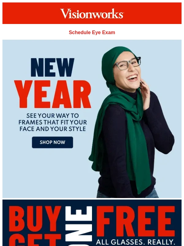 Visionworks - New Year + New Look = New YOU