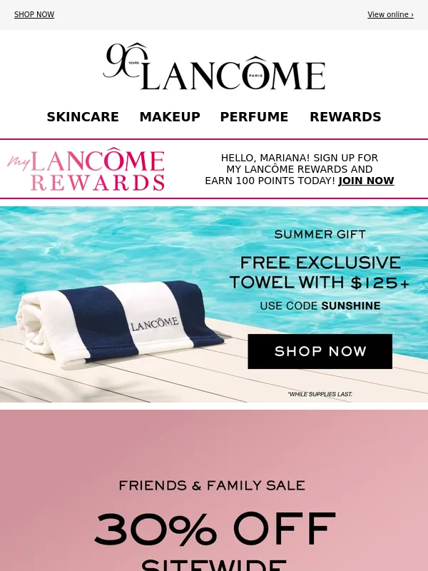 Lancome - Still Thinking About It? 30% Off Ends Soon!