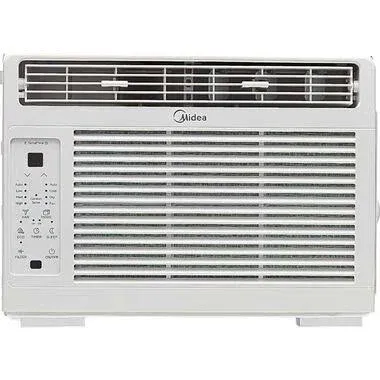 Midea 6,000 BTU 115v Window Air Conditioner with Comfort Sense Remote MAW06R1WWT-T