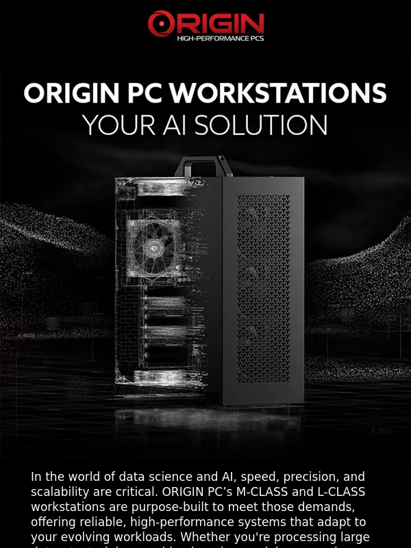 Origin PC - ORIGIN PC Workstations: Your AI Solution