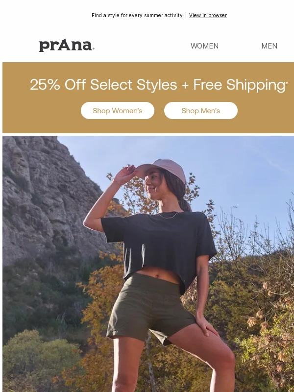 prAna - Now 25% Off: Bestselling Shorts