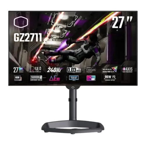 Cooler Master Tempest GZ2711 27 Inch OLED QHD 240Hz Black Gaming Monitor $389.99