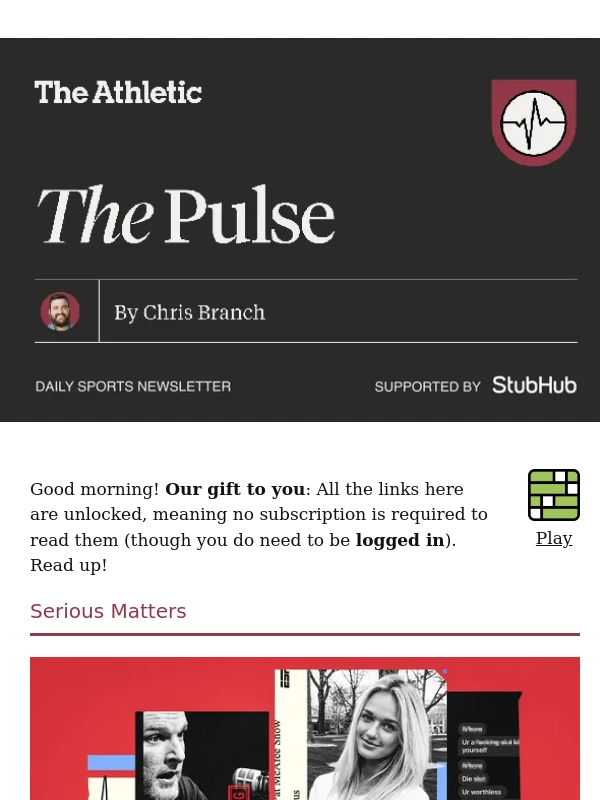 Athletic - A viral rumor's destructive path