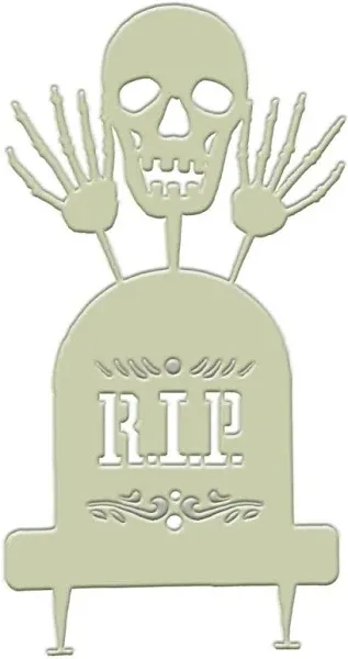 Costumes For All Occasions Skull Diggn Out Set Glow