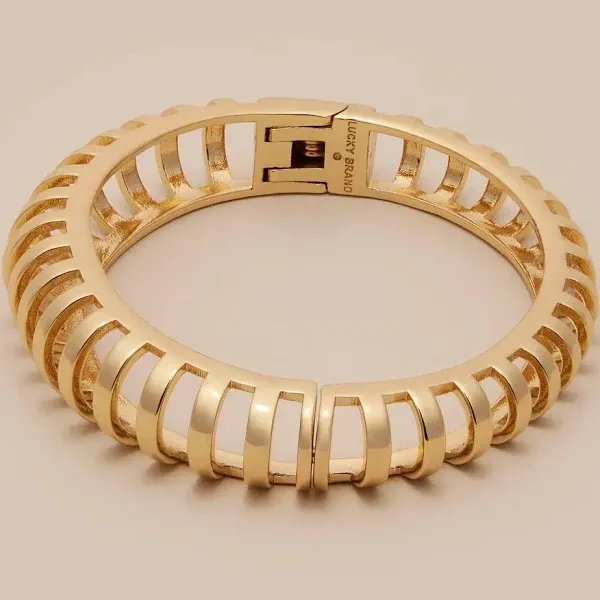 Lucky Brand Women's Modern Cage Bangle Bracelet