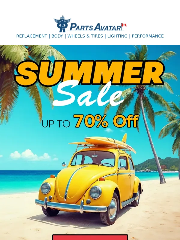 Parts - Sizzling Summer Savings on Car Parts