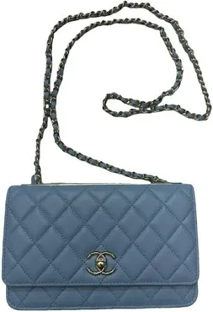 Chanel Lambskin CC Wallet On Chain Crossbody Bag