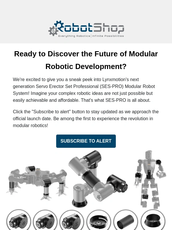 RobotShop - Unveiling the Future of Robotics: Meet Lynxmotion's SES-PRO Servos