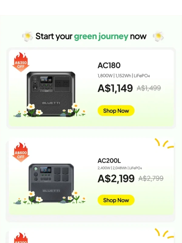 Bluetti - ?Earth Day Sale – Up to 31% OFF!?Don’t Miss Out