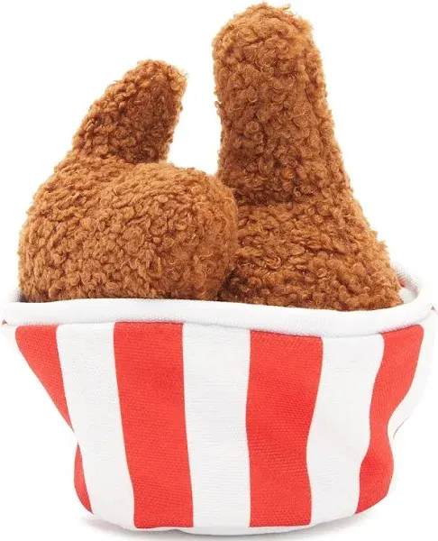 BARK Bucket O' Fried Licken Chicken Plush Dog Toy