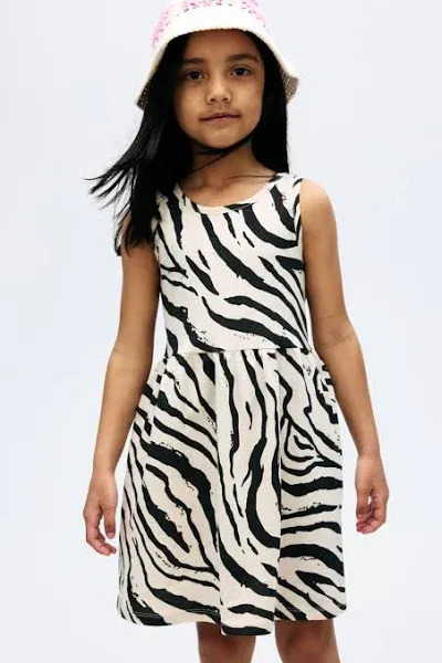 Girls H&M Beige Ladybug Dress