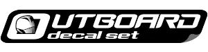 Outboard decal set