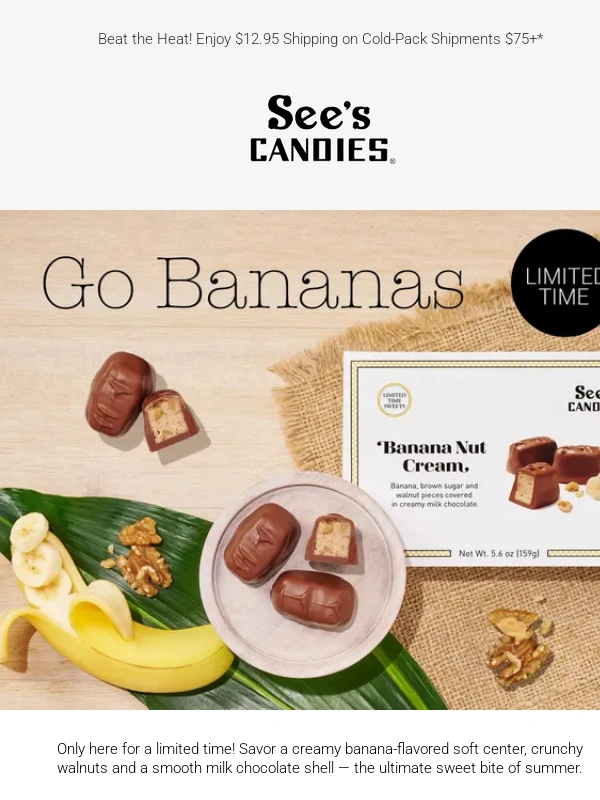 See's Candies - ? Banana Nut Cream Returns ?