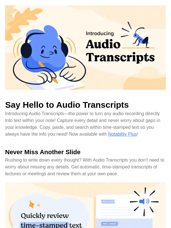 Notability - Have you heard? Notability has a new feature