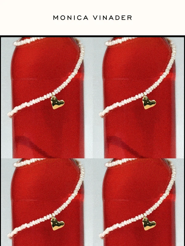 Monica Vinader - Mini Pearls Meet Bestselling Hearts
