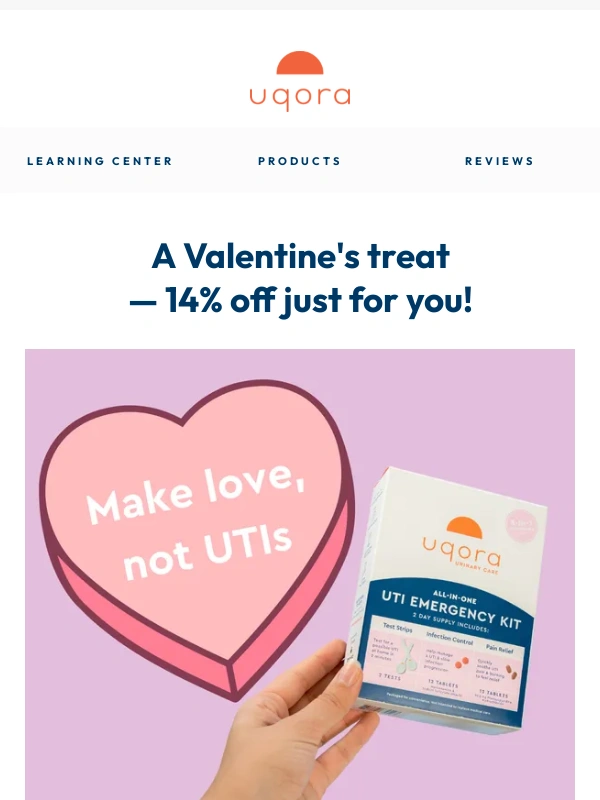 Uqora - Make love,not UTIs ?