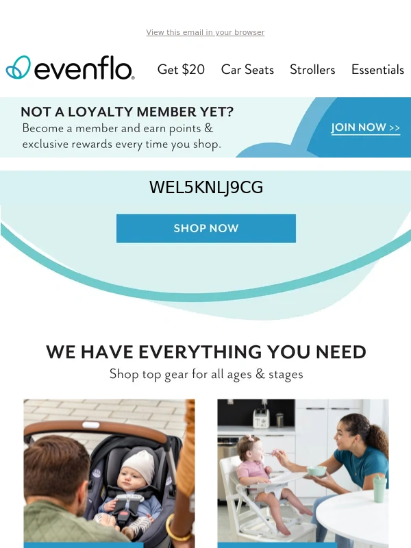 Evenflo - Last chance: Get 10% off