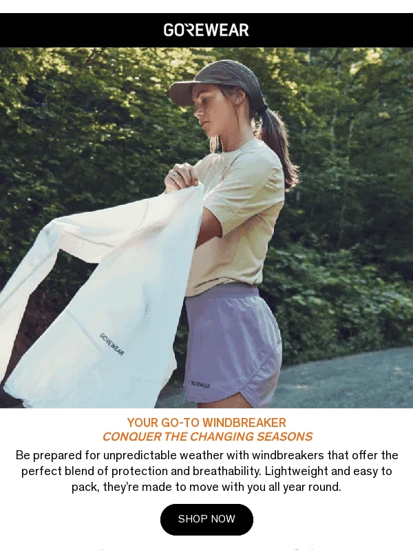 Gore Wear - Windbreakers that balance freedom and function