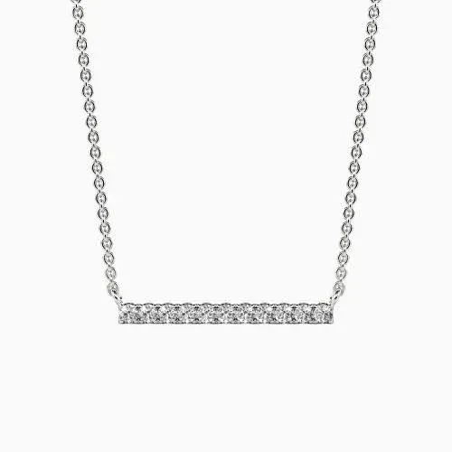 Eternal Romance" Round Cut Necklace