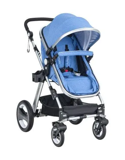 Costway Folding Aluminum Baby Stroller Baby Jogger with Diaper Bag