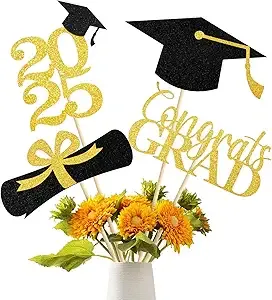 16 PC 2025 Centerpiece Graduation Decoration