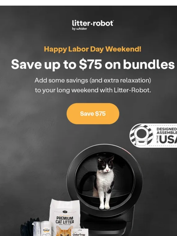 Litter Robot - Let Litter-Robot do the work for you