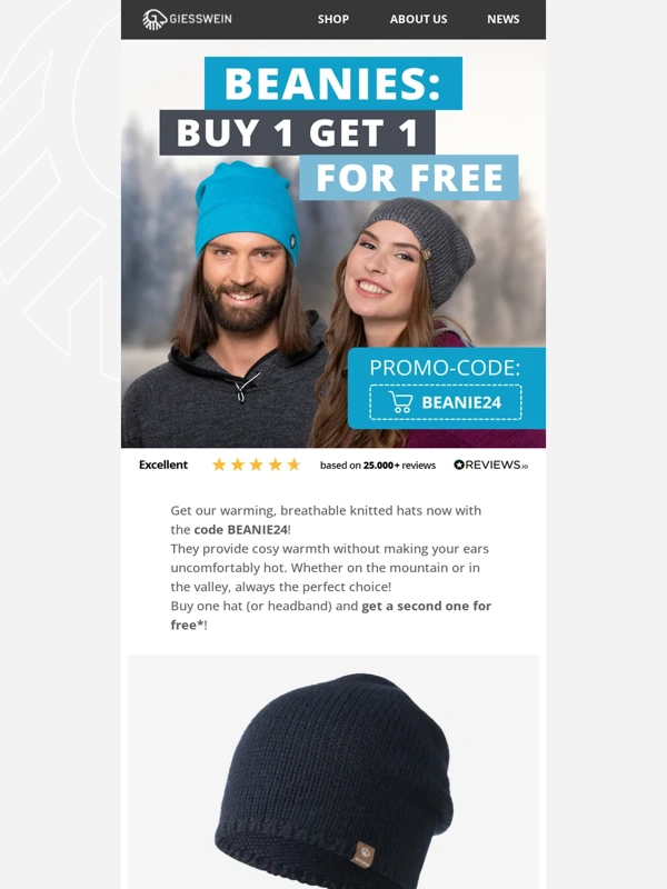 Giesswein - Buy 1 get 1 FREE: Beanies