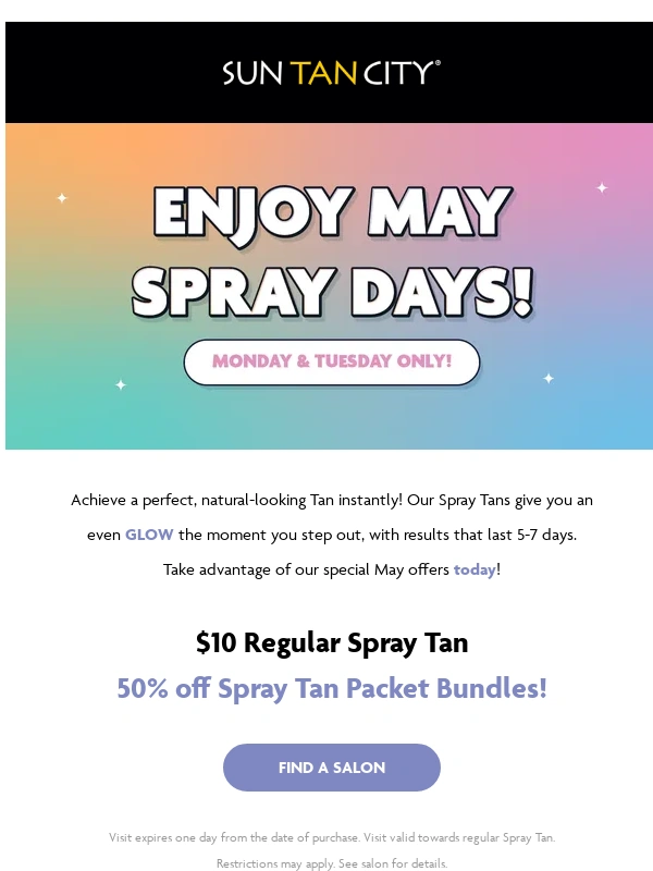 Sun Tan City - Instant Glow for Every Event ?