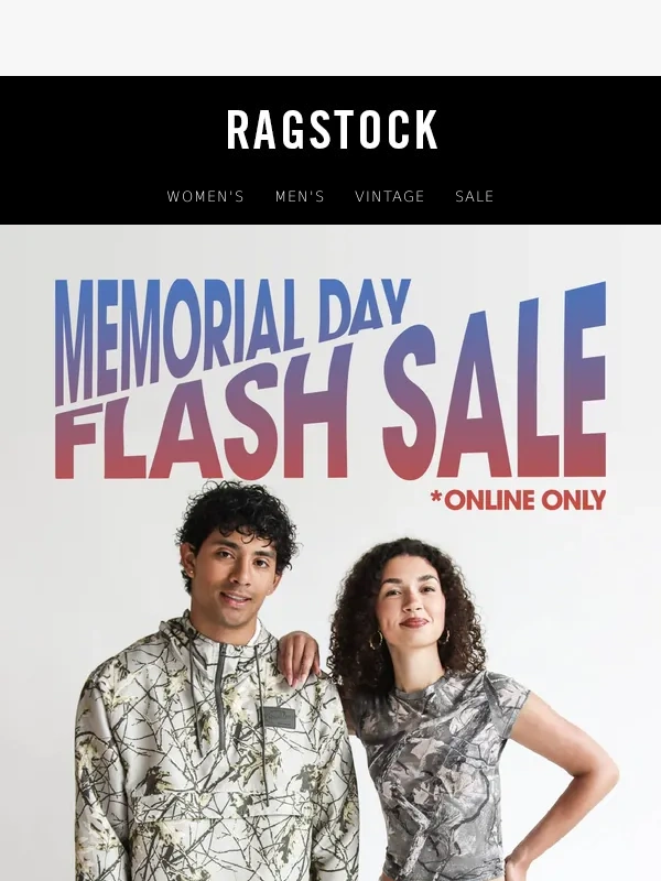 Ragstock - LAST CHANCE for the flash sale ?‍♂️?